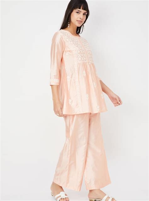 Buy Women Embroidered Kurti Set Online at just Rs. 1299.0 ...