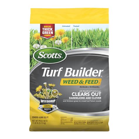 Scotts Turf Builder Weed & Feed5 Lawn Fertilizer for Bermuda Grass ...