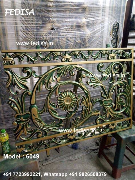 New Stair Railing Design Half Grill Design For Balcony Pipe Railing For ...