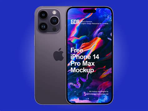 Hand Holding Iphone 14 Pro Max Mockup Psd