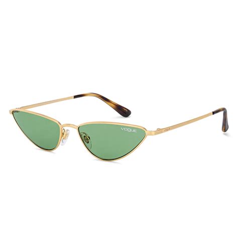 Vogue VO4138 Medium (Size-56) Gold Tortoise Green 280/2 Women ...