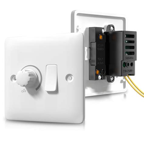 Luxvista White Dimmer Switch, Dimmer and Rocker Wall Light Switch Combo ...