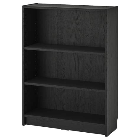 BILLY bookcase, black oak effect, 80x28x106 cm (311/2x11x413/4") - IKEA