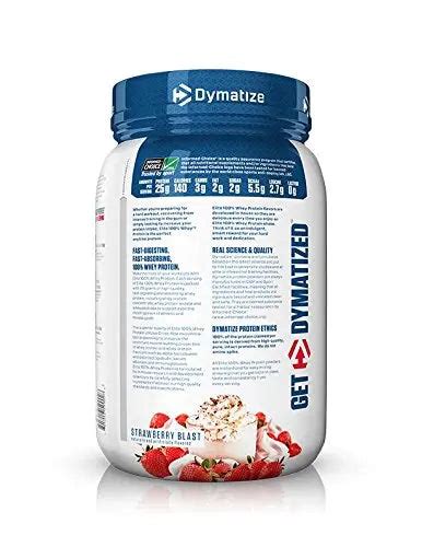 Dymatize Elite Whey 2 Lbs Strawberry - India's Leading Genuine – India ...