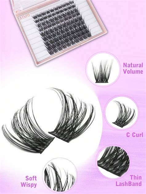 9 Rows Of 90pcs C Curl Segment False Eyelashes, Designed For ...