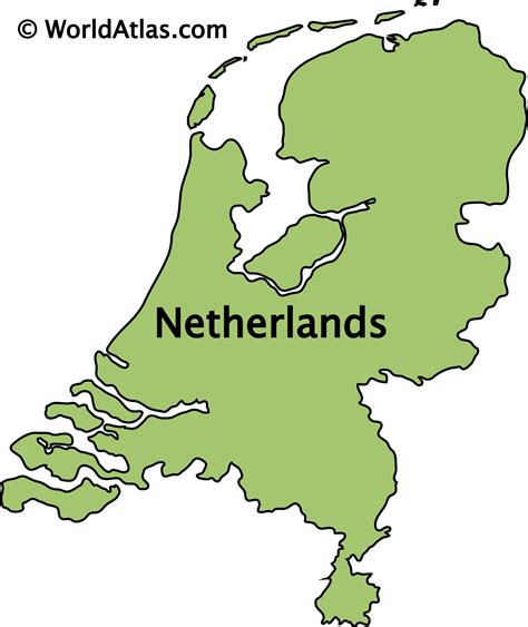 Netherlands Political Map Political And Administrative Map Of