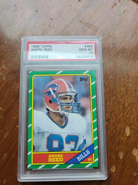 Andre Reed 1986 Topps #388 Base PSA 10 Price Guide - Sports Card Investor