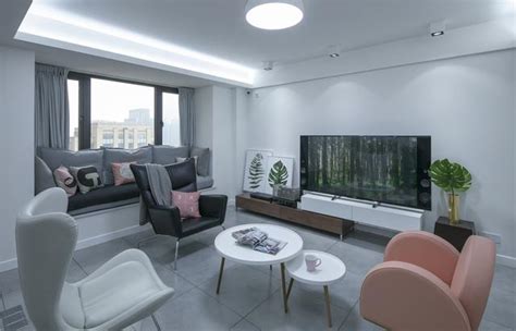 126平现代港式风格公寓客厅装修效果图2014图片_太平洋家居网图库