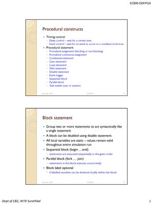 Module 2(DSD) - Digital Design using Verilog On FPGA - Studocu