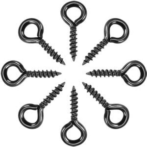 Excellentcrafts Black Color Eye Screw (4x8mm) for Jewellery Making Pack ...