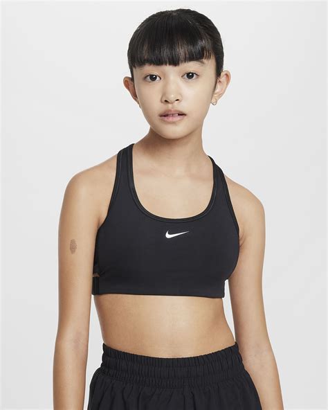 Nike Swoosh EasyOn Older Kids' (Girls') Sports Bra. Nike IN