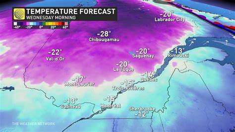 A reminder of March’s cold side as temperature plunge moves east - The Weather Network