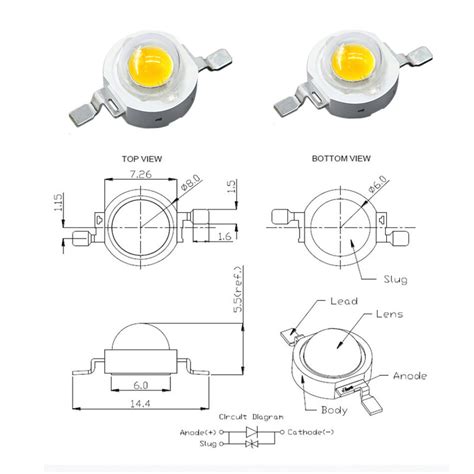 Image result for 2W LED Chip