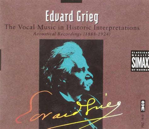 Vocal Music in Historic Interpretations: E. Grieg: Amazon.in: Music}