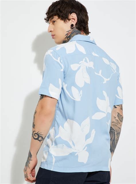 Buy URB_N Men Floral Print Regular Fit Shirt Online at just Rs. 799.0 ...