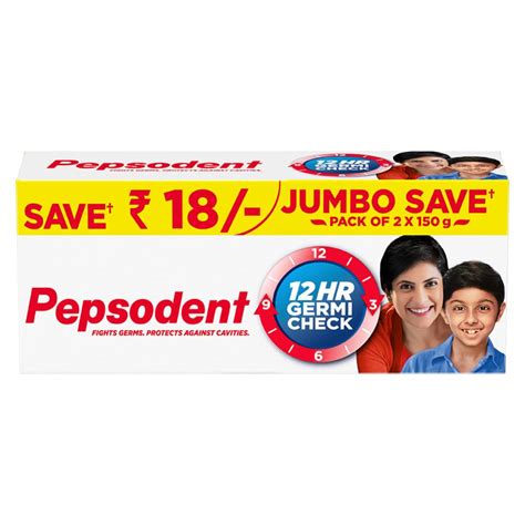 Buy Pepsodent Germicheck Anti cavity Toothpaste | 12 HR protection from ...