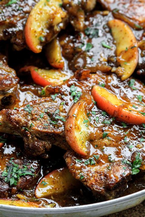 Honey Mustard & Apple Pork Chops Recipe
