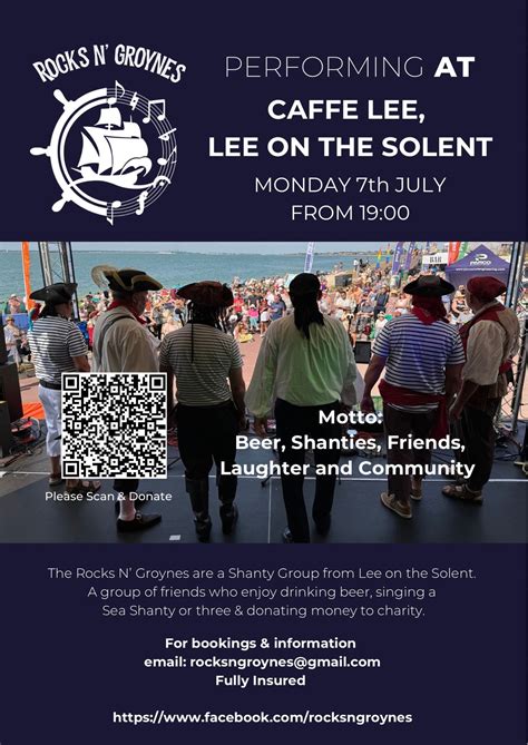 Sea Shanty Evening - Get your request in ??‍☠️?, Caffe Lee - Cafe/Bar ...