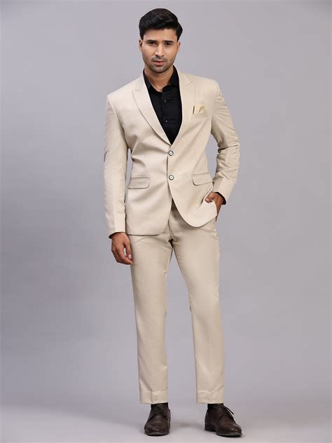 Mans Fab Men Single Breasted Solid Suit-08 – Mansfab