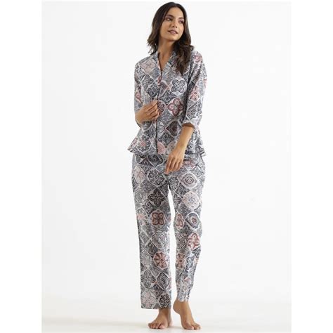 Buy SAY Women Pure Cotton Night Suit (Set of 2) Online