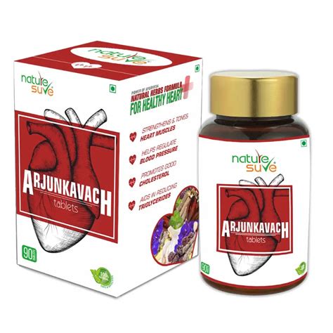 Nature Sure Arjun Kavach 90N for Healthy Heart in Men and Women
