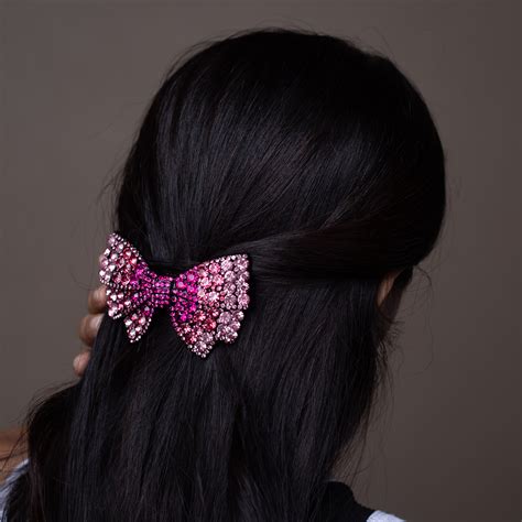 Twinkle Minis Pink - Bejeweled Bow – Cats&Bows