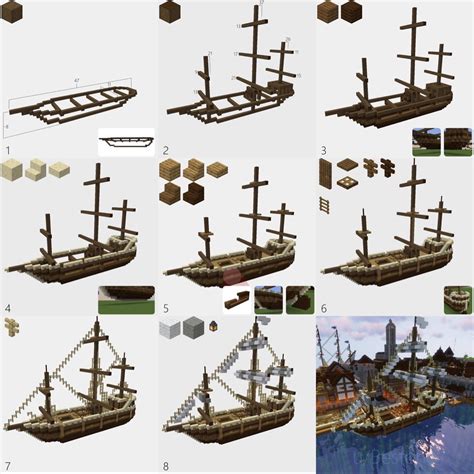 Image result for Medieval Boat Minecraft Tutorial