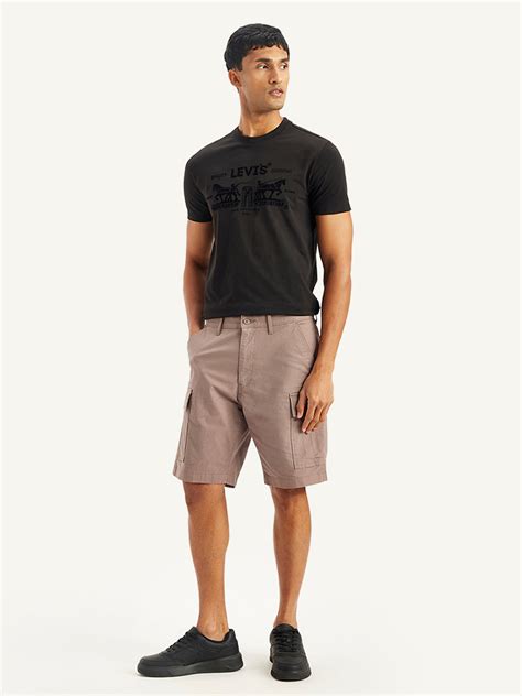 Men's Brown Regular Fit Cargo Shorts – Levis India Store