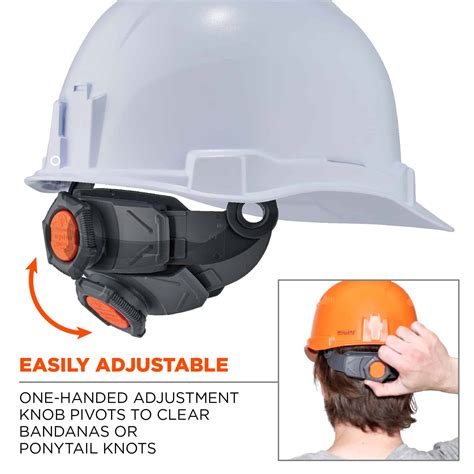Class E Full Brim Hard Hat with Ratchet Suspension | Ergodyne