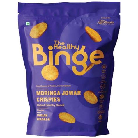 The Healthy Binge Moringa Jowar Crispies - Indian Masala, Baked Health ...