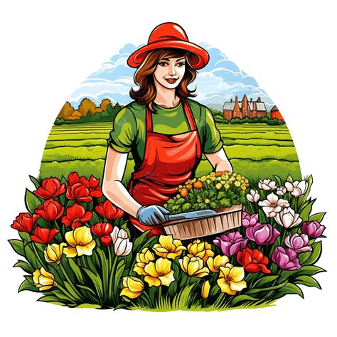 Gardening Flower Farm Clip Art, Gardening, Flower, Wooden PNG ...