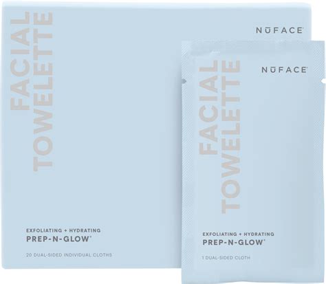 NuFACE Prep-N-Glow Cleansing Cloth 20 st | lyko.com