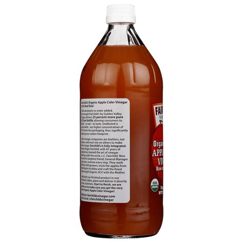 Fairchild's Organic Apple Cider Vinegar (32 fl oz) Delivery or Pickup ...