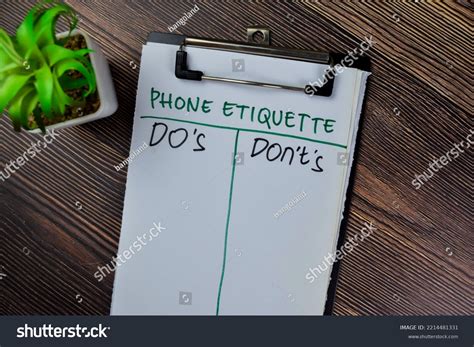 Telephone Etiquette Dos And Donts Clipart Heart