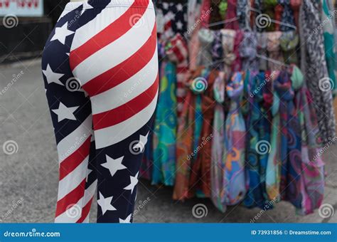 American Flag Pants Women