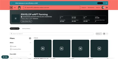 Продажа Farming wNFT от DAO Envelop. ОТС — Teletype