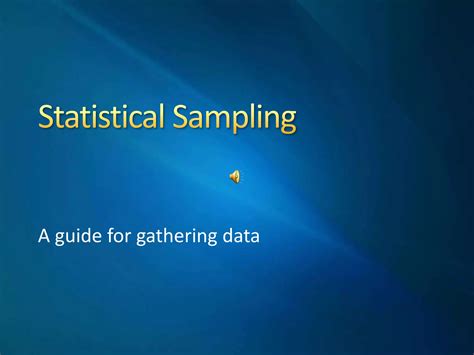 Statistical Sampling Basic 的图像结果