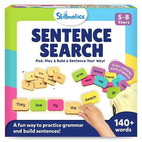Skillmatics Sentence Building Activity Game (Ages 5-8) - Multicolour ...