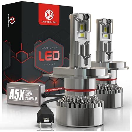 EXCELITE Car H4 6000K LED Lamp Automotive Headlight Bulbs Auto ...