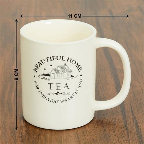 Buy Mendo Beautiful Home Bone China Tea Cup - 230ml from Home Centre at ...