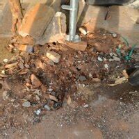 Airtel — Digging and erecting a pole in front of my residence