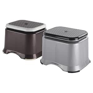 Kuber Industries Pack of 2 Anti-Slip Bathroom Stool for Bathing ...