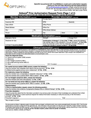 Fillable Online Prior Authorization Request Form (Page 1 of 2 ...