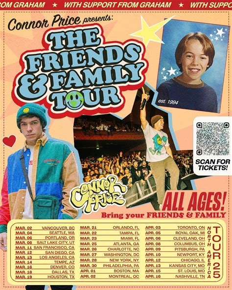 Connor Price | THE FRIENDS & FAMILY TOUR 2025 🚌 Pre-sale tickets are ...