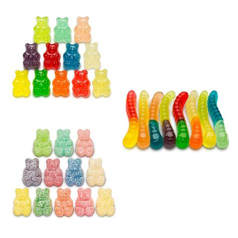 Buy Albanese World's Best Gummi Variety Pack, 12 Flavor and Sour Bears ...