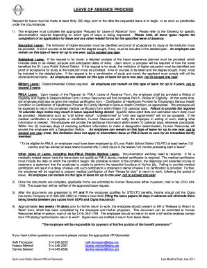 Image result for Leave of Absence Process Flow Chart