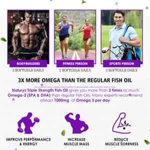 Buy NATURYZ TRIPLE STRENGTH OMEGA 3 FISH OIL CAPSULES WITH HIGHEST EPA ...