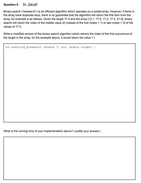 Java Array Binary Search 的图像结果