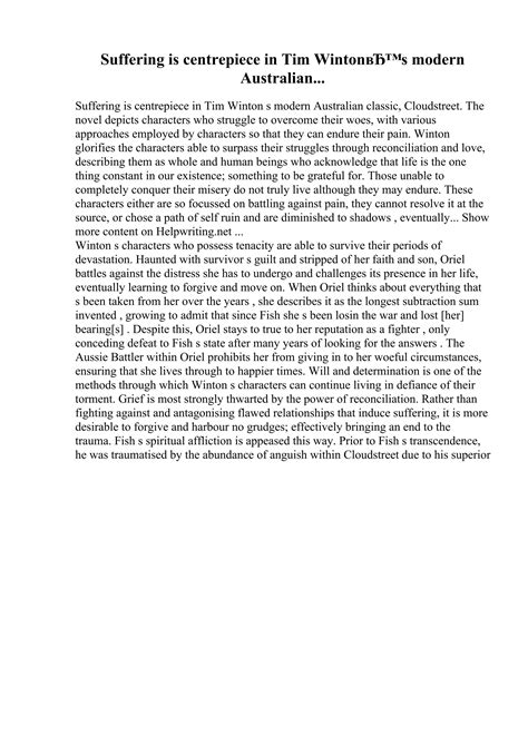 Image result for Visual Text Essay Examples