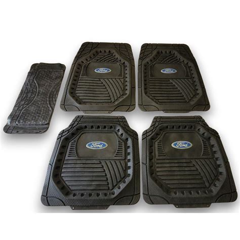 PVC Soft Rubber Floor Mats 4WD - Ford Logo - OzWIDE Engine Parts